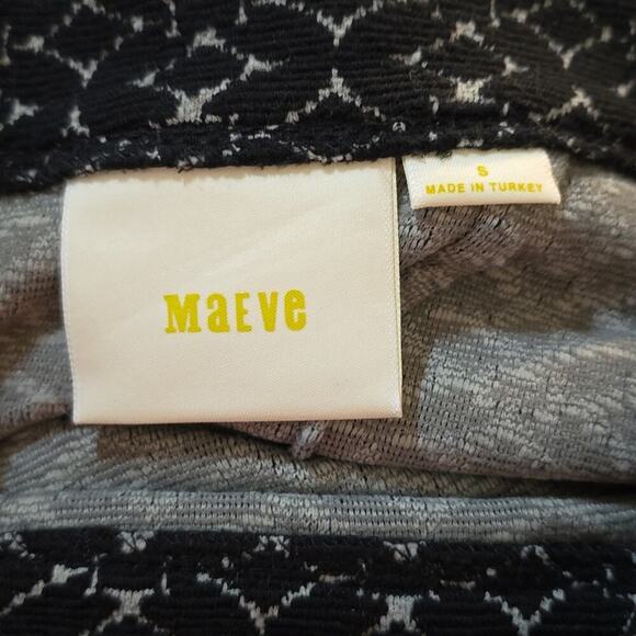 Maeve x Anthropologie Samantha Knit Exposed Zip Back Skirt Size Small - Picture 10 of 12